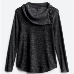 Button Detail Brushed Knit Top by Fortune + Ivy